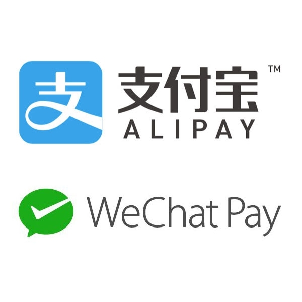 本日、5月9日よりキャッシュレス決済サービス 「Alipay（アリペイ）」「WeChatPay（ウィチャットペイ）」をご利用いただけます